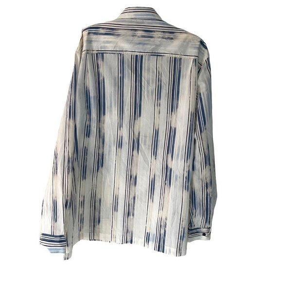 Perry Ellis Mens Button Front Shirt Size Large L Vintage Southwest Print Cotton - Picture 2 of 12